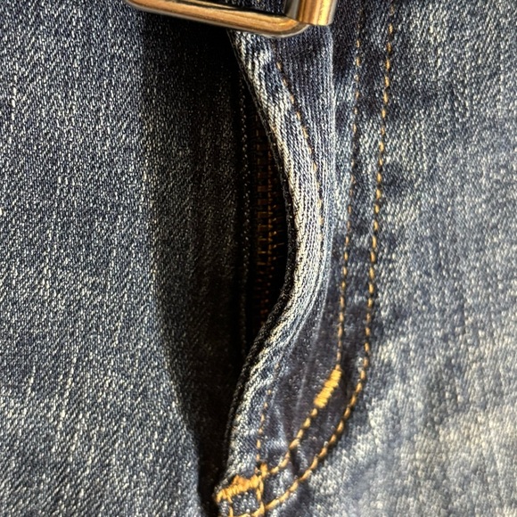 SILVER JEANS Sz 26 x 31L Be Low Flare Belt Low Rise Blue Jeans NEW WITH TAGS - Picture 7 of 13